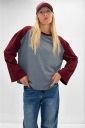 maglia over bicolore